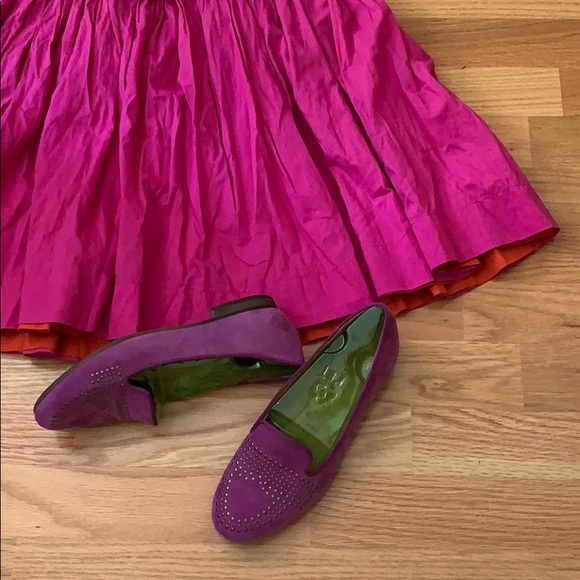 NIB📍FIRM📍NAYA Studded Suede Loafers Box&Dust bag - Picture 13 of 16